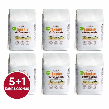  Tönköly sütőkeverék, világos, Kamra Csomag 5+1 BIO